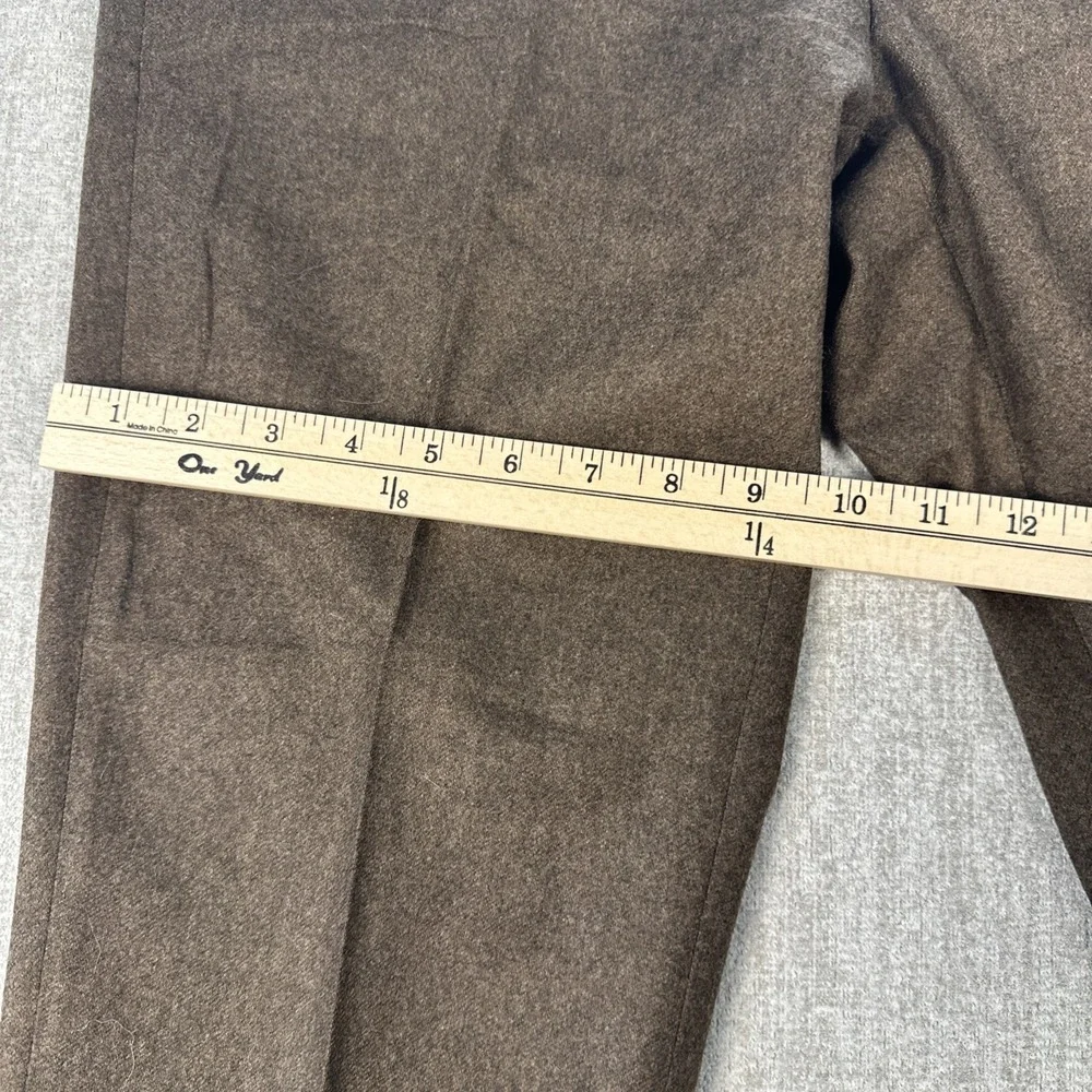 Epaulet Pants Men 31 Brown Wool‎ Made in USA Brooklyn NYC tailored trussers